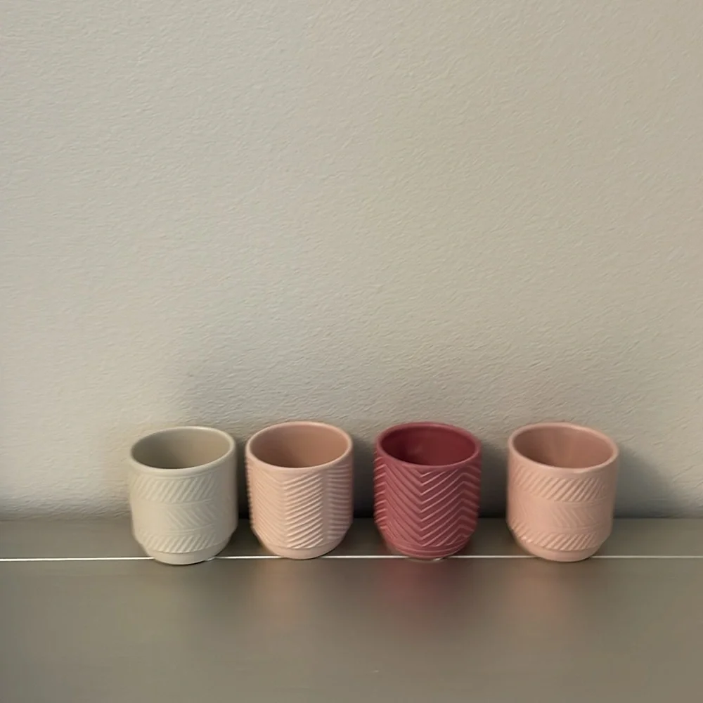 4 Mini Orchid Pots